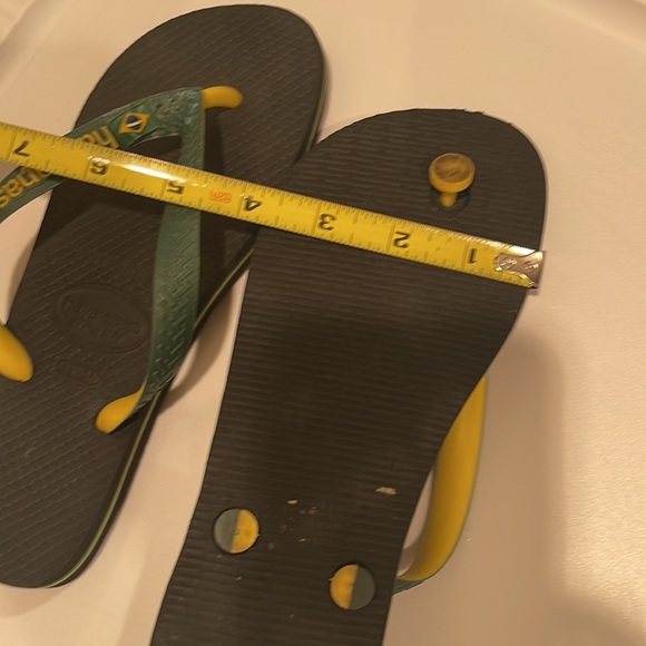 Havaianas Green yellow Flip Flop Kids Sandal - Picture 13 of 13